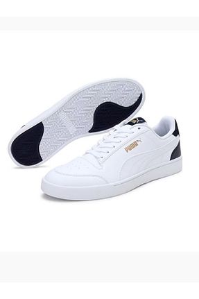 کفش اسنیکر سفید زنانه بند دار Puma - کد 90157199