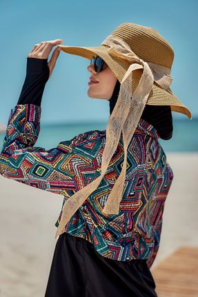 کلاه قهوه ای زنانه حصیر Remsa Mayo - کد 845824524
