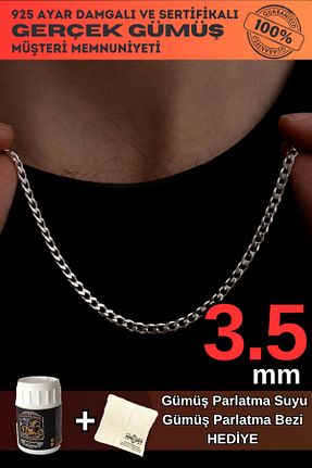 گردنبند نقره مردانه 925 عیار OSMANLI GÜMÜŞ - کد 116190322