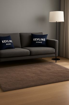 فرش قهوه ای زیره ضد لغزش KEVLİNE - کد 950924501