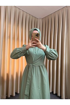 لباس حجاب سبز زنانه رگولار ENSA TESETTUR - کد 933183083