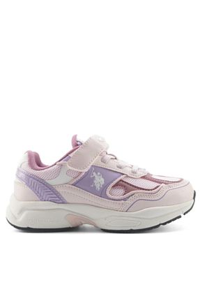 کفش اسنیکر صورتی بچه گانه چسبی U.S. Polo Assn. - کد 899798955