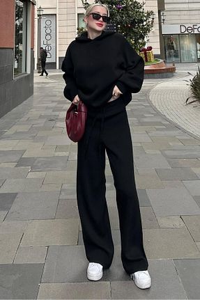 ست گرمکن مشکی زنانه اکریلیک Madmext - کد 877623498