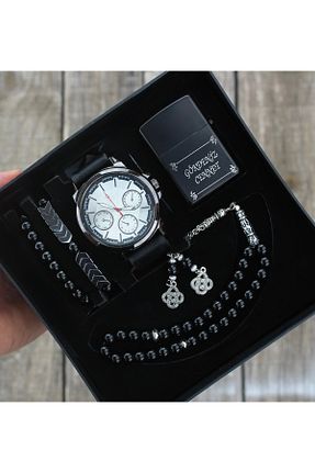 ست ساعت مچی مشکی زنانه فلزی wesscollection - کد 951020455