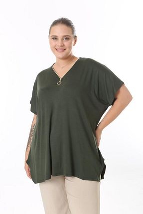 بلوز سبز زنانه ساده tıgersıze - کد 840830592