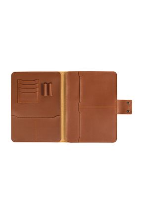 کیف لپ تاپ و مدارک قهوه ای زنانه چرم مصنوعی Necati Çanta - کد 882630083