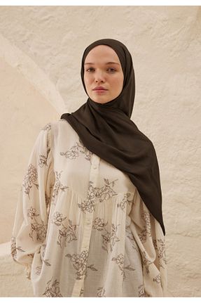 شال قهوه ای زنانه ویسکون Fresh - کد 833112963