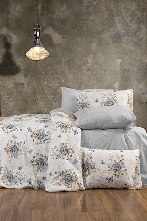روتختی دونفره طوسی پنبه ای CANDAN ÇEYİZ - کد 705219014