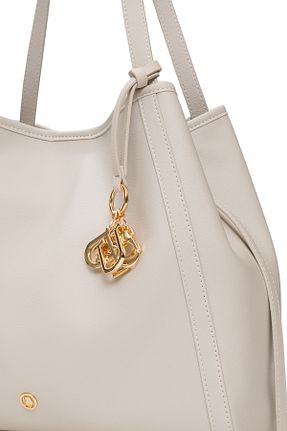 کیف دوشی طوسی زنانه چرم مصنوعی U.S. Polo Assn. - کد 944364882