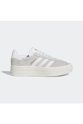 کفش اسنیکر طوسی زنانه بند دار adidas - کد 838661464