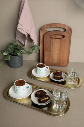 سینی طلائی فلزی Sarkap - کد 887579143