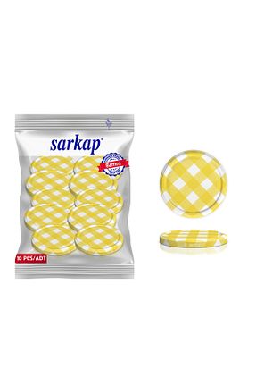 کوزه شیشه ای زرد 500-999 میلی لیتر Sarkap - کد 934261820