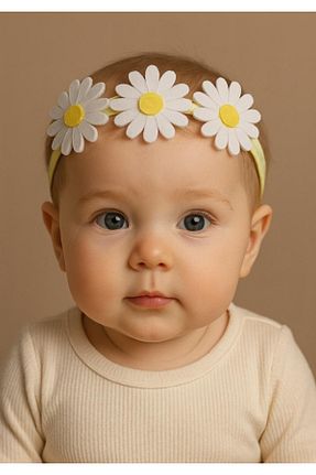باندانا زرد پنبه ای damlakidsmoda - کد 949728537