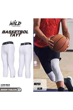ساق شلواری اسپرت سفید مردانه 3/4 Boy Wild Athletic Sports - کد 679294166