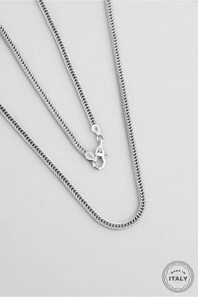 گردنبند استیل ( فولاد ) متالیک مردانه نقره So Chic - کد 892025076