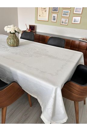 رومیزی سفید پلی استر homease - کد 893591203