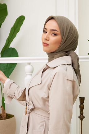 روسری سرمه ای 90 x 90 Silk Home - کد 731062270