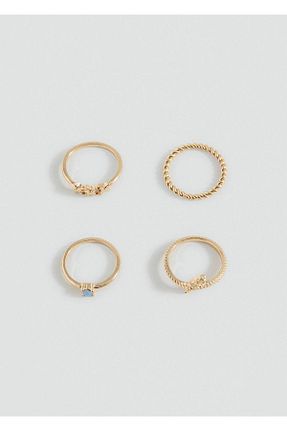 النگو طلائی زنانه 8 عیار MANGO Teen - کد 950514364