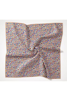 روسری بژ 90 x 90 Silk Home - کد 949630957