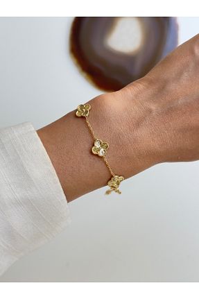 دستبند استیل (فولاد) زرد زنانه استیل (فولاد) YOUES JEWELRY - کد 949637409