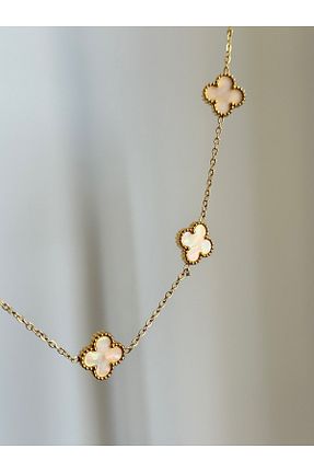 گردنبند استیل ( فولاد ) نباتی زنانه استیل ضد زنگ YOUES JEWELRY - کد 949700590