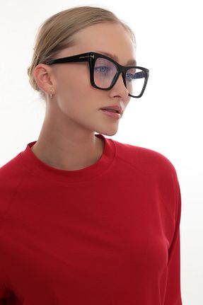 عینک محافظ نور آبی مشکی زنانه 45 STAOOM - کد 949719964