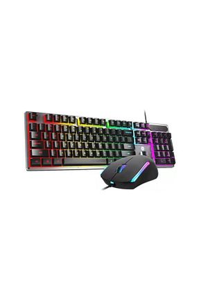 مجموعه ماوس کیبورد بازی مشکی HP - کد 949737063