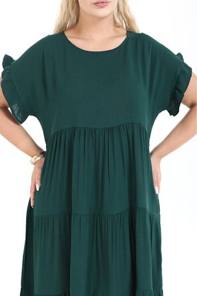 لباس سایز بزرگ رنگی زنانه بافتنی mervemoda - کد 949745545