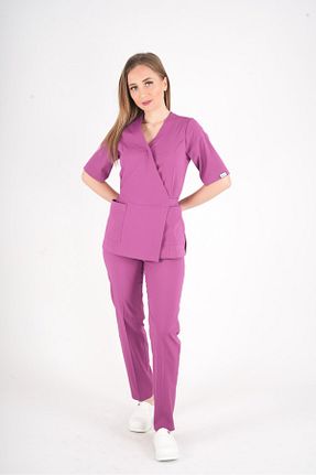 لباس کار بنفش Nur Medikal Giyim - کد 949771300