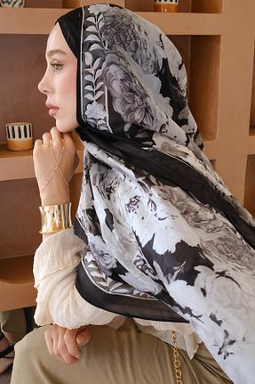شال مشکی زنانه ابریشم diorel - کد 949823557