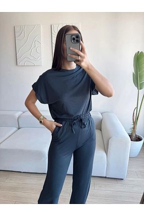 ست بالاتنه و پائین تنه رنگی زنانه بافتنی Zoom Butik - کد 950127987