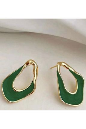گوشواره جواهر متالیک فلزی monalisatoka - کد 950308988