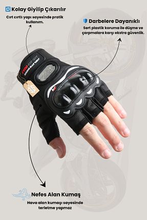 دستکش موتور سواری Yazlık Motorcu Eldiveni SİNGLE SWORD - کد 950564373