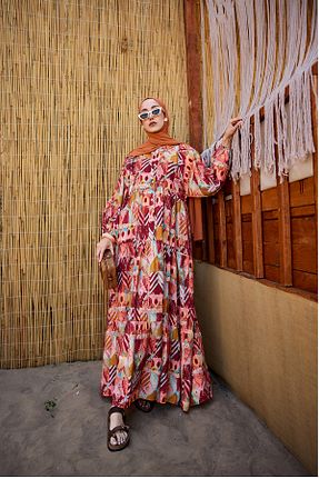 لباس زرشکی زنانه بافتنی LOCCO - کد 950592127