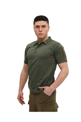 تیشرت خاکی مردانه رگولار SİNGLE SWORD - کد 950609271