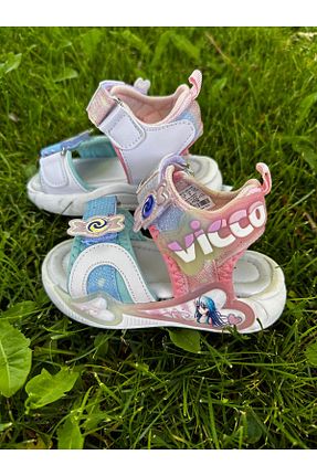 صندل صورتی بچه گانه پاشنه کوتاه (1 - 4 سانتی متر) Vicco - کد 950645661