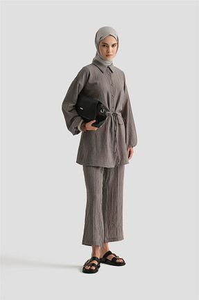 ست بالاتنه و پائین تنه حجاب رنگی زنانه رگولار Armine - کد 950641683