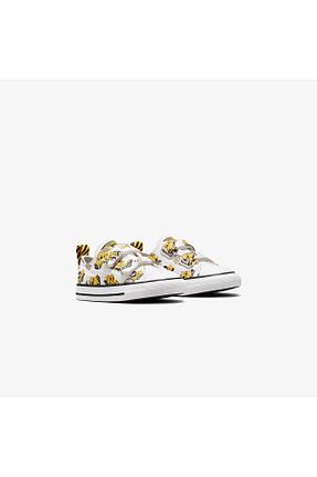 کفش اسنیکر نباتی بچه گانه پارچه ای Converse - کد 922438793