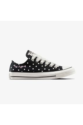 کفش اسنیکر مشکی زنانه بند دار Converse - کد 925754528