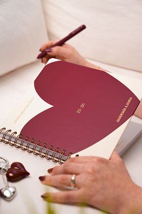 سر رسید زرشکی Spiralli Matt Notebook - کد 950918971