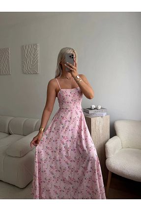 لباس صورتی زنانه بافتنی Zora Butik - کد 951029169