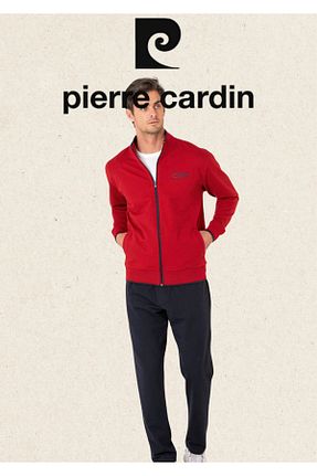 ست گرمکن زرشکی مردانه پنبه ای Pierre Cardin - کد 951026693