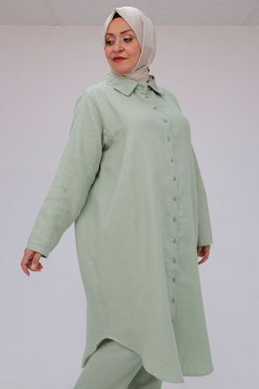 ست بالاتنه و پائین تنه حجاب رنگی زنانه سایز بزرگ Eslina - کد 951104691