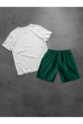 ست بالاتنه و پائین تنه سایز بزرگ فیروزه ای مردانه فاق نرمال ACTIVE MODA - کد 951709249