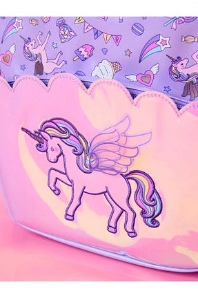 کیف مدرسه بنفش زنانه پارچه ای SMIGGLE - کد 875787814