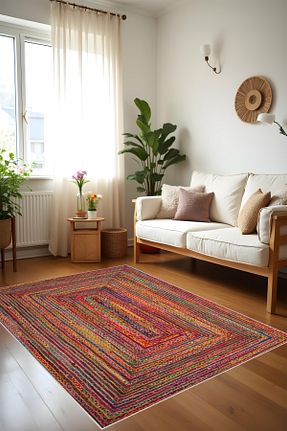 فرش رنگی زیره ضد لغزش Liriya - کد 951158999