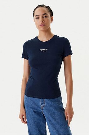 تیشرت رنگی زنانه Fitted Tommy Hilfiger - کد 951474241