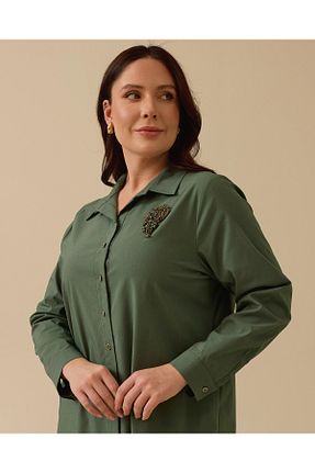 لباس سبز زنانه پلی استر Gala-Xi - کد 902591057