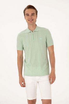 پولوشرت سبز مردانه پنبه ای U.S. Polo Assn. - کد 951478251
