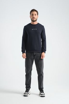 سوئیشرت سرمه ای مردانه چاپی Shooter Sportswear - کد 951518502